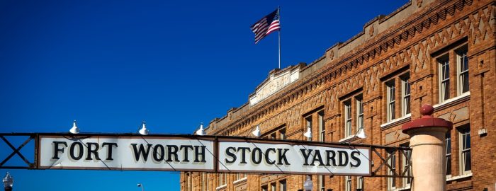 fort worth stock yards sign