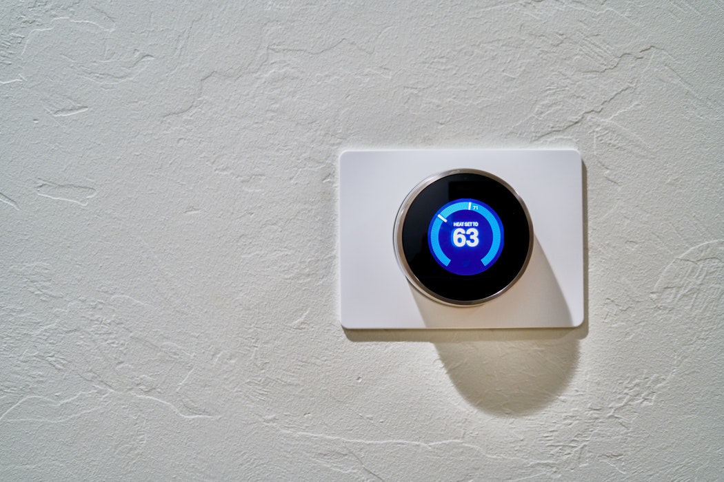 A smart thermostat.