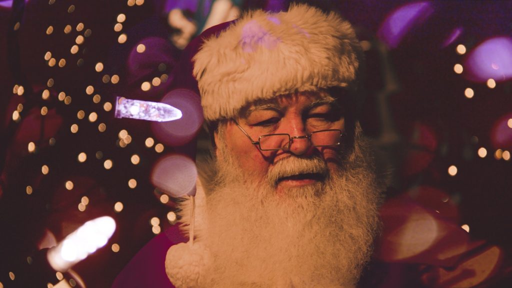 Santa at the Stockyards for the Fort Worth event.